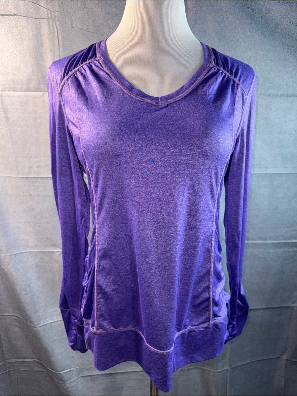 1499-Tangerine Purple Long-Sleeve Performance Tee
